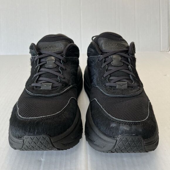 Hoka One One X Engineered Garments Bondi L Black/Cow Hair Athletic Shoes M 14 - Picture 8 of 16